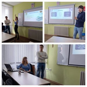 Studenti Odjela za kemiju održali znanstvenopopularno predavanje u Privatnoj gimnaziji Edukos