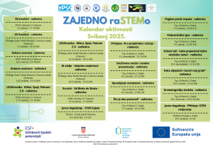 “Zajedno raSTEMo” – Kalendar aktivnosti za svibanj 2025