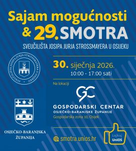 Održan Sajam mogućnosti i 29. Smotra Sveučilišta Josipa Jurja Strossmayera u Osijeku