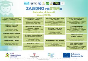 “Zajedno raSTEMo” –   Kalendar aktivnosti za lipanj 2026.