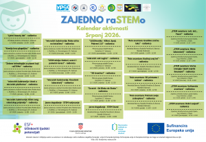 “Zajedno raSTEMo” –   Kalendar aktivnosti za srpanj 2026.